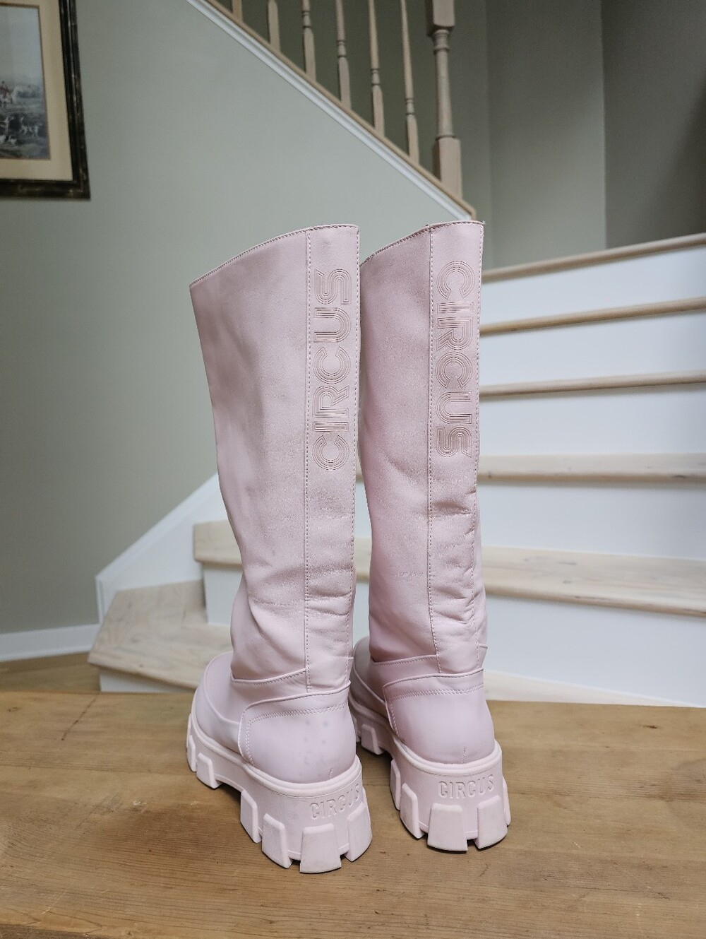 Circus Sam Edelman Dollie Lug Knee High Tall Boots - Picture 8 of 15